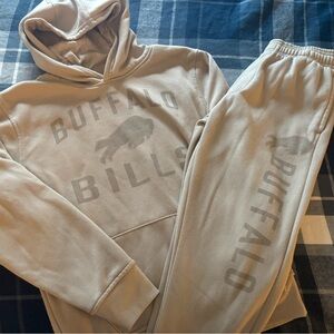 NFL Team Apparel Beige Hoodie, youth 14-16